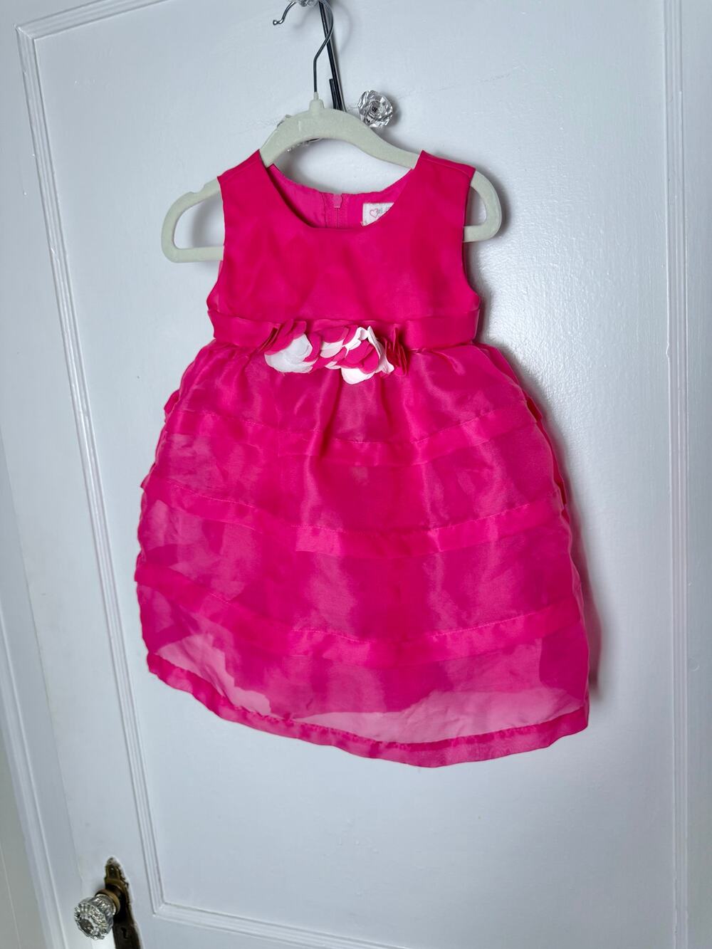 The Children's Place Pink Sleeveless Puffy Dressy Formal Dress 2T Flower Girl